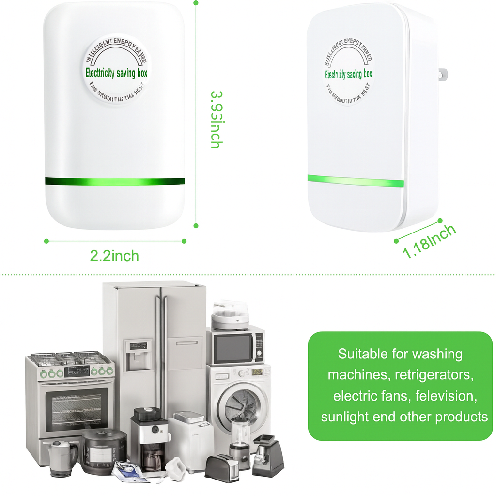 Smart Power Saver Plug – Reduce Electricity Waste Instantly