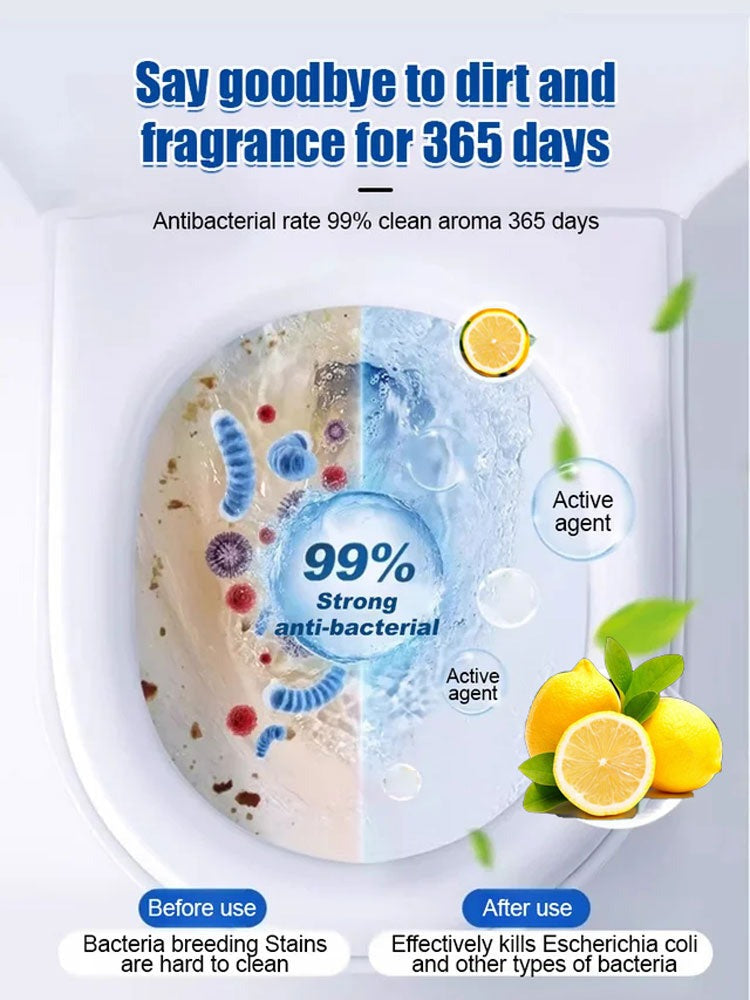 【🔥Buy 1 Get 1 Free】Lemon-Scented Toilet Cleaning Tablets