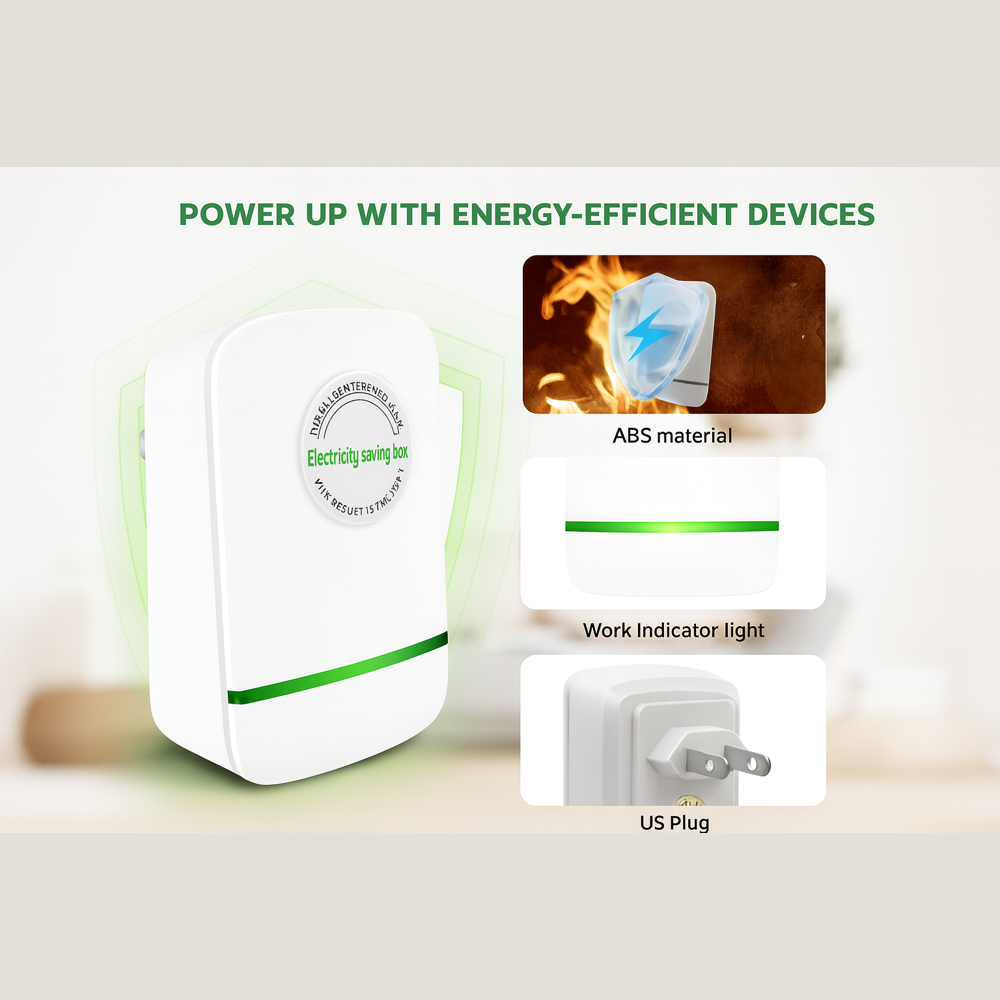 Smart Power Saver Plug – Reduce Electricity Waste Instantly